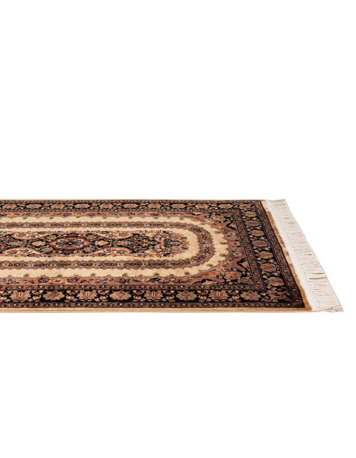 Detail image of  3' 3 x 5'  Hand Knotted Kashmir Oriental Wool Rug