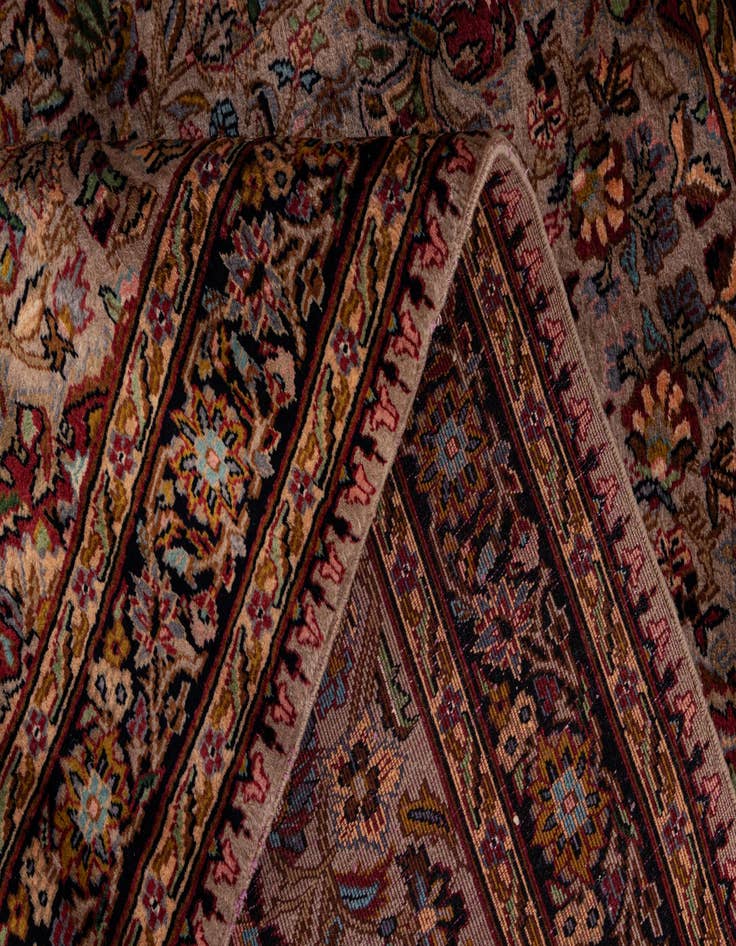 Detail image of  4' 1 x 6' 1  Hand Knotted Kashmir Rug