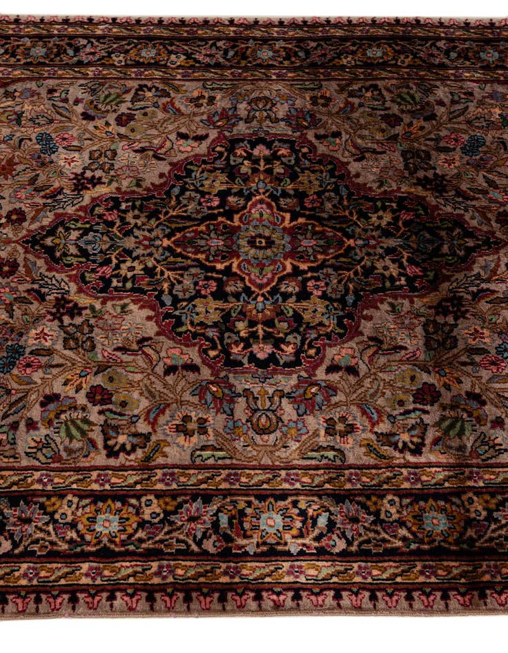 Detail image of  4' 1 x 6' 1  Hand Knotted Kashmir Rug