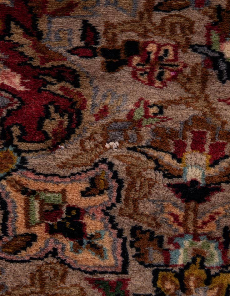 Detail image of  4' 1 x 6' 1  Hand Knotted Kashmir Rug