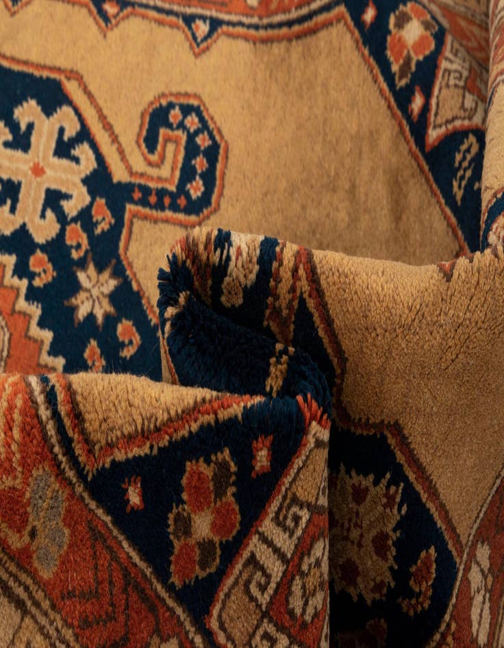 Detail image of  4' x 6' 6 Kazak Wool Rug