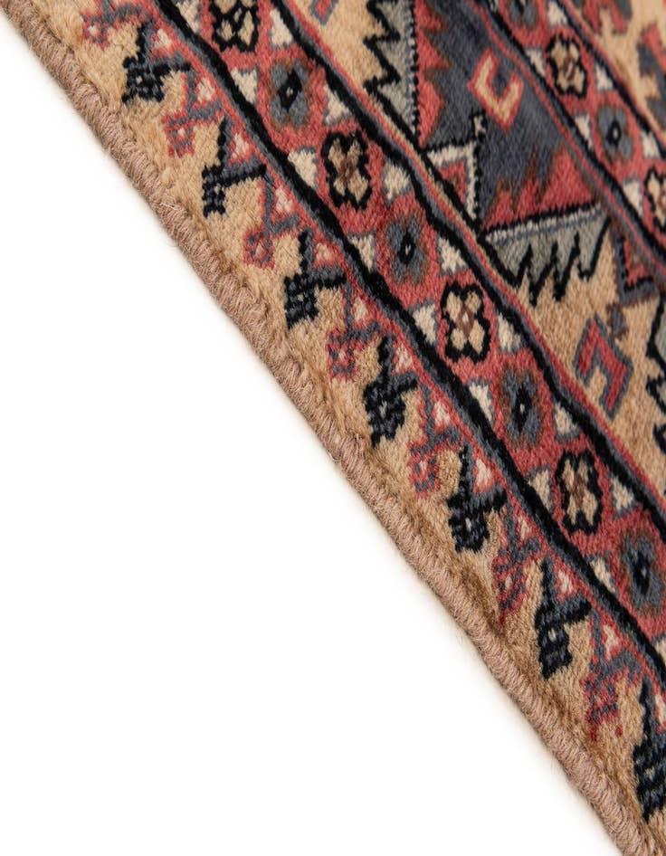 Detail image of  4' 2 x 6' 2  Hand Knotted Kazak Oriental Wool Rug