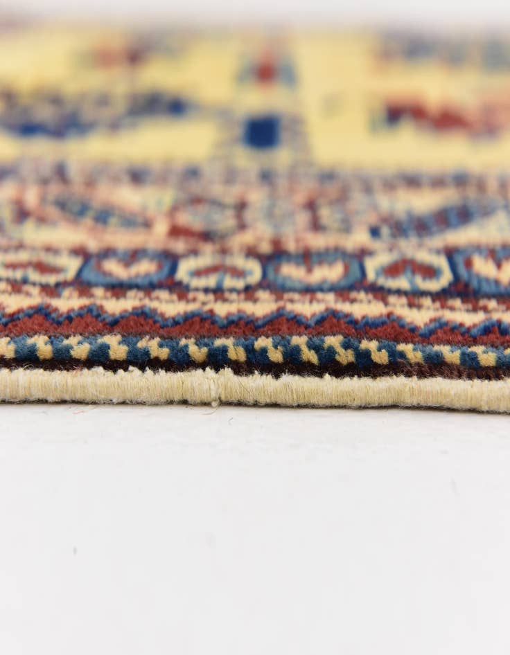 Detail image of  4' 3 x 5' 3  Hand Knotted Kazak Rug
