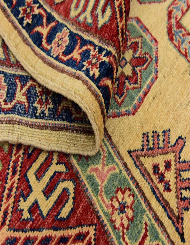 Detail image of  4' 9 x 6' 7  Hand Knotted Kazak Rug