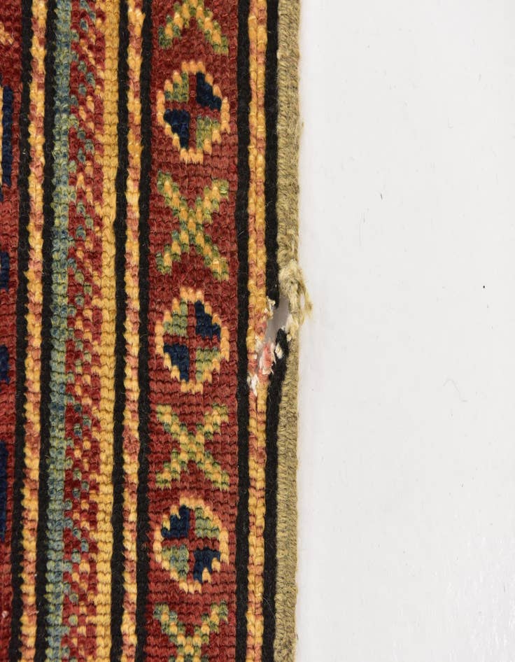 Detail image of  4' 10 x 5' 10  Hand Knotted Kazak Oriental Rug