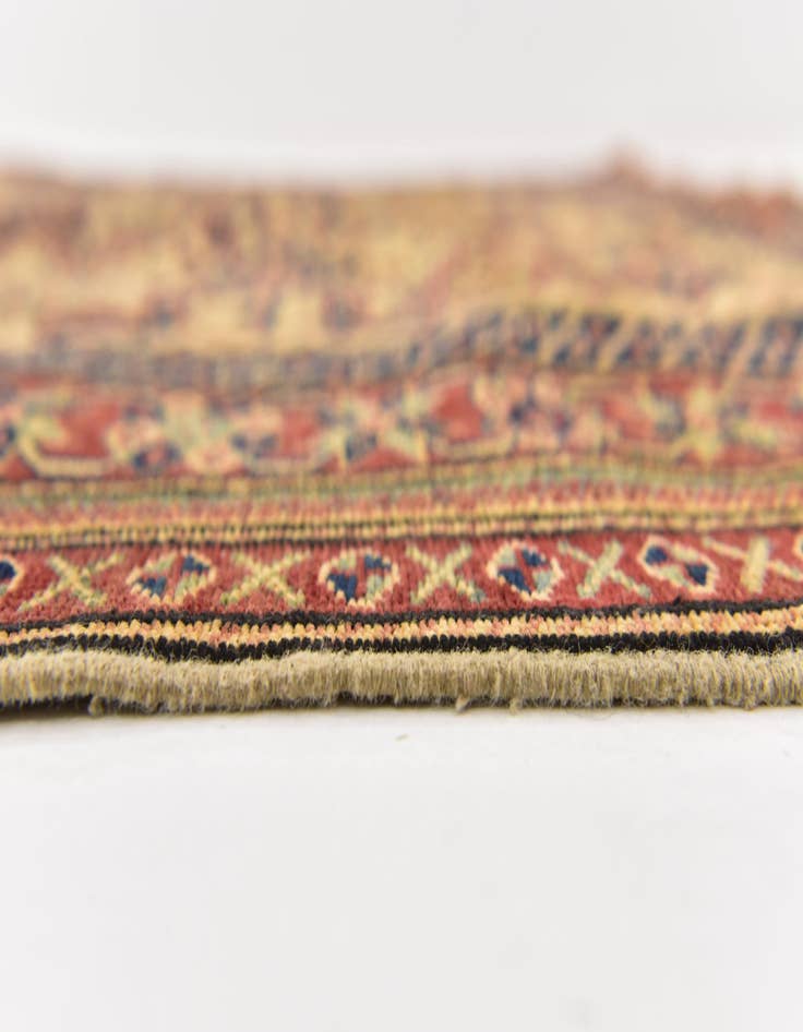 Detail image of  4' 10 x 5' 10  Hand Knotted Kazak Oriental Rug