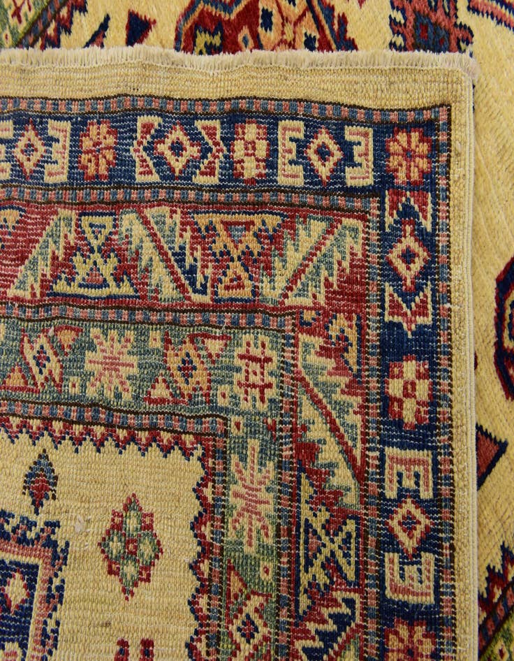 Detail image of  2' 9 x 4'  Hand Knotted Kazak Rug