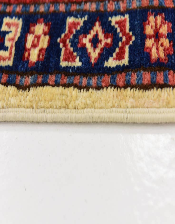 Detail image of  2' 9 x 4'  Hand Knotted Kazak Rug