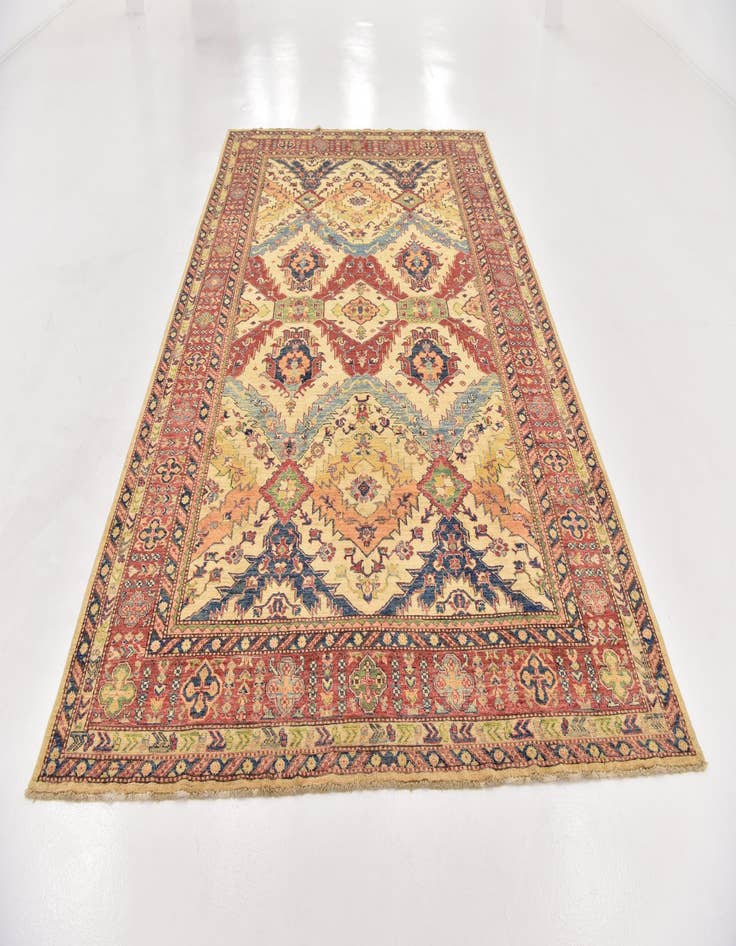 Detail image of  6' 8 x 10' 4  Hand Knotted Kazak Oriental Rug