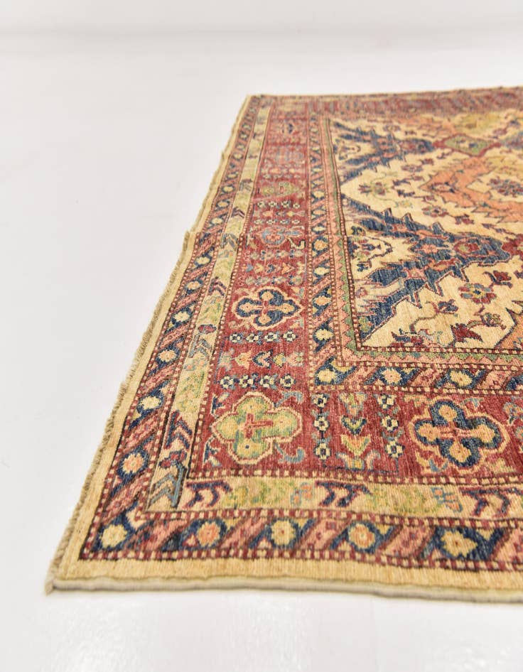 Detail image of  6' 8 x 10' 4  Hand Knotted Kazak Oriental Rug