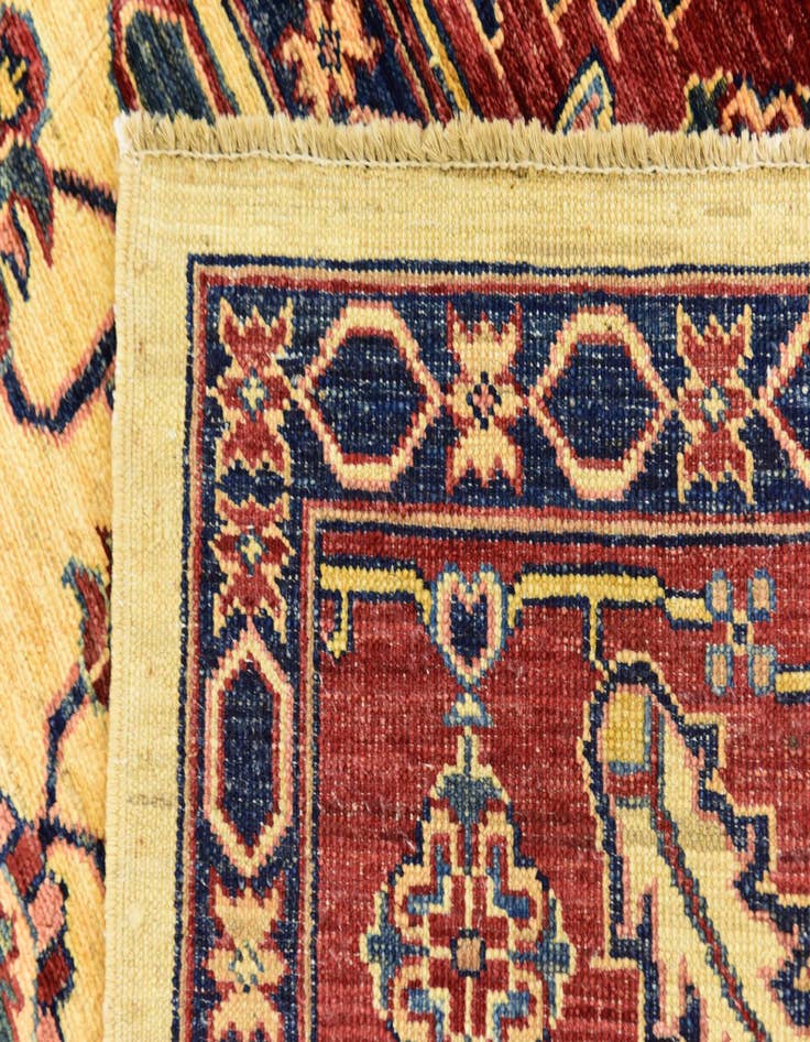 Detail image of  6' x 7' 8  Hand Knotted Kazak Rug