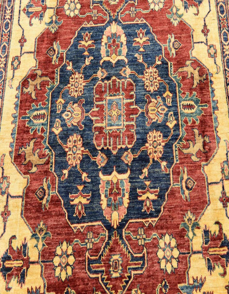 Detail image of  6' x 7' 8  Hand Knotted Kazak Rug