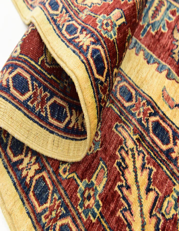 Detail image of  6' x 7' 8  Hand Knotted Kazak Rug