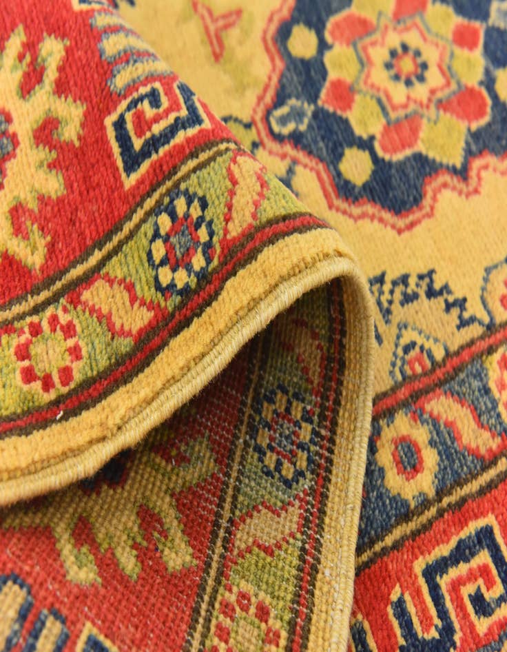 Detail image of  5' 2 x 7'  Hand Knotted Kazak Rug