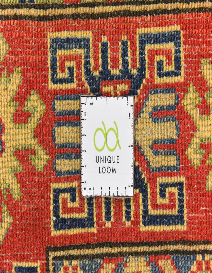 Detail image of  5' 2 x 7'  Hand Knotted Kazak Rug