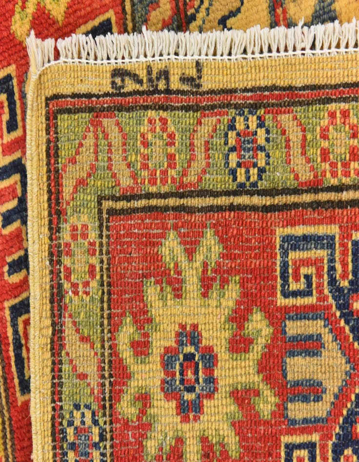 Detail image of  5' 2 x 7'  Hand Knotted Kazak Rug