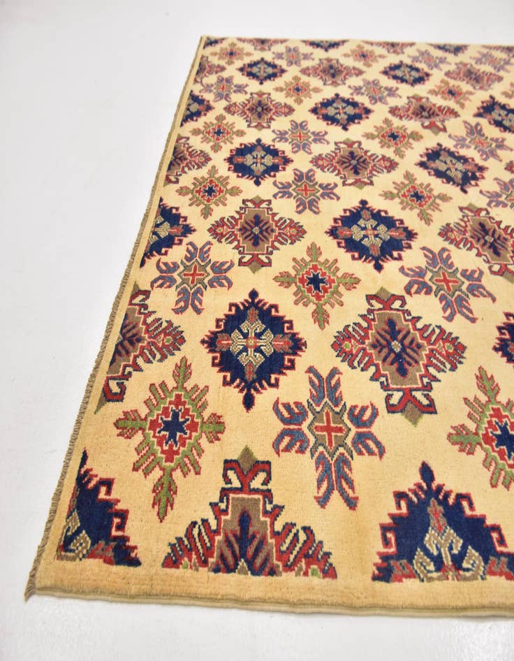 Detail image of  6' 5 x 9' 4  Hand Knotted Kazak Rug