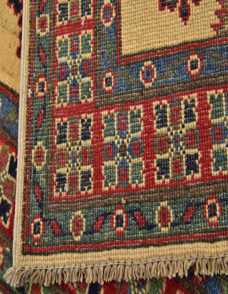 Detail image of  3' 3 x 4' 10  Hand Knotted Kazak Rug
