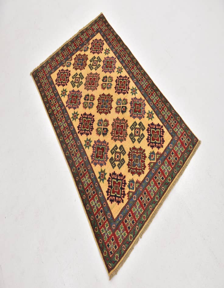 Detail image of  3' 3 x 4' 10  Hand Knotted Kazak Rug