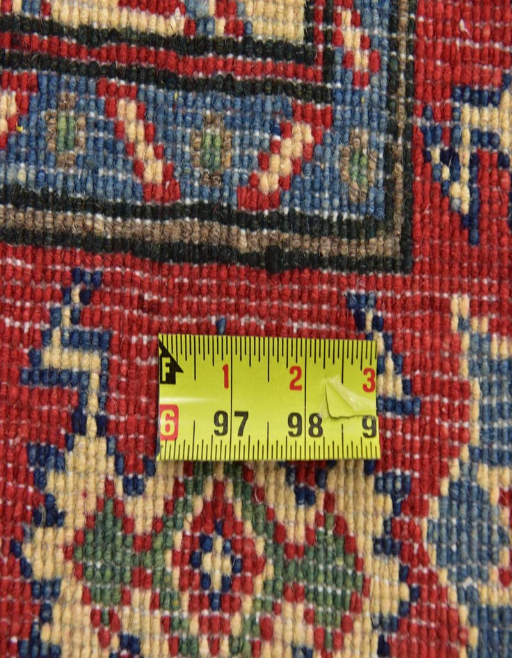 Detail image of  4' x 5' 10  Hand Knotted Kazak Rug