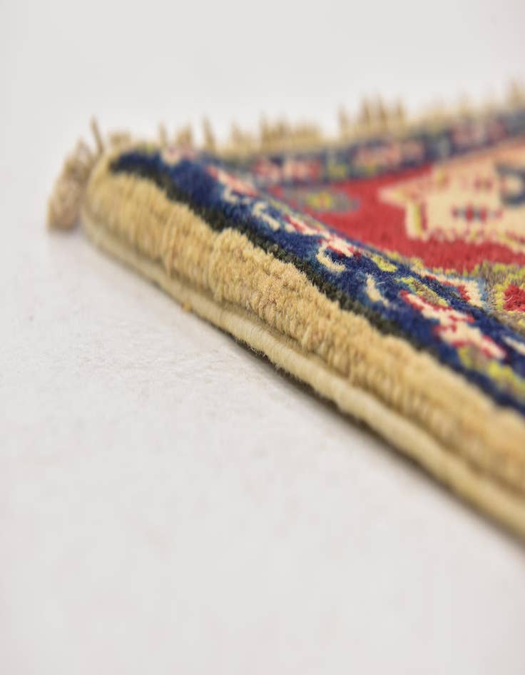 Detail image of  4' x 5' 10  Hand Knotted Kazak Rug