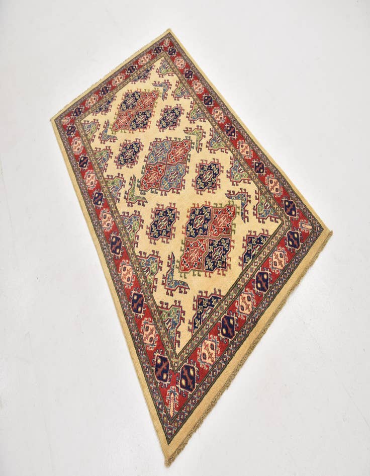 Detail image of  3' 10 x 6'  Hand Knotted Kazak Rug