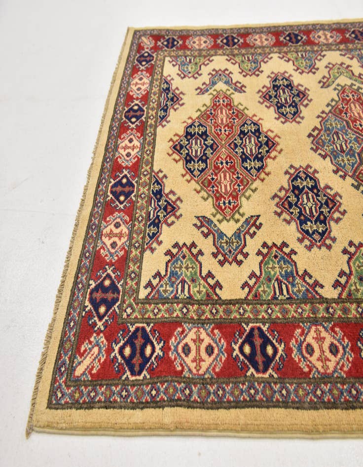 Detail image of  3' 10 x 6'  Hand Knotted Kazak Rug