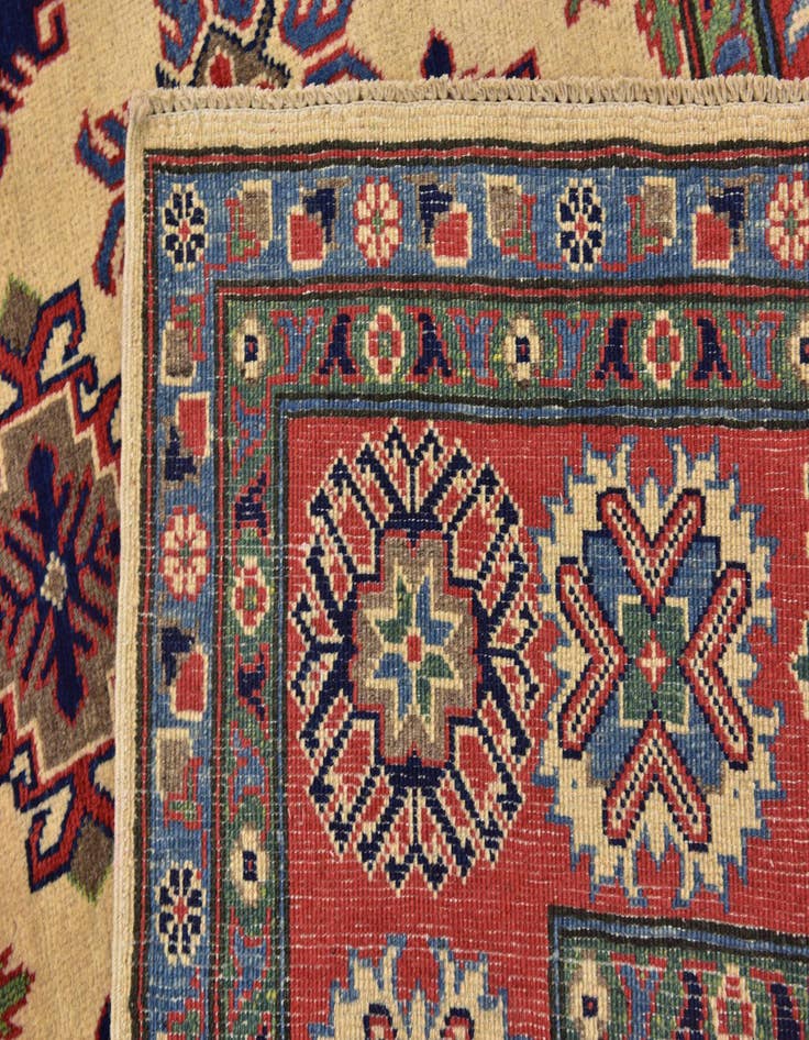 Detail image of  6' 6 x 10' 5  Hand Knotted Kazak Rug