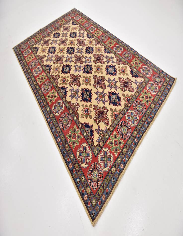 Detail image of  6' 6 x 10' 5  Hand Knotted Kazak Rug