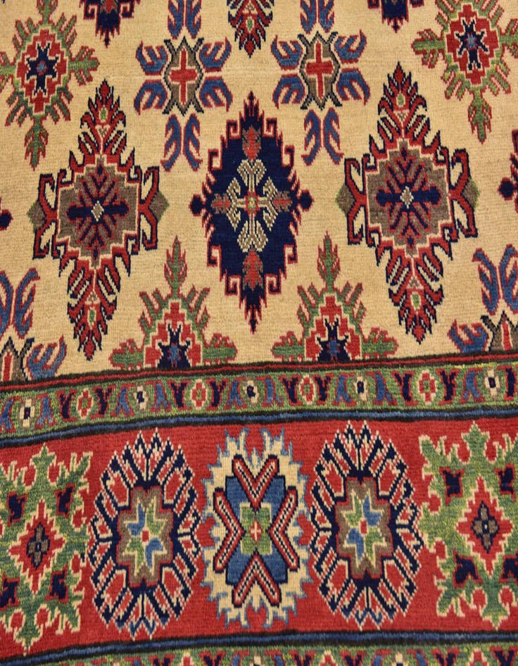 Detail image of  6' 6 x 10' 5  Hand Knotted Kazak Rug