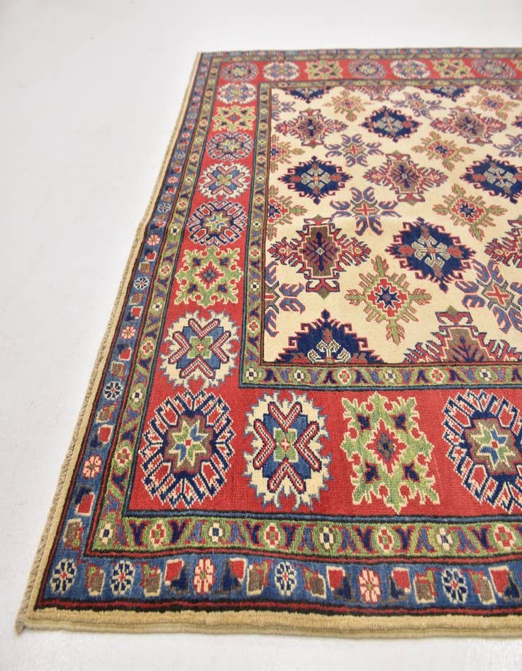 Detail image of  6' 6 x 10' 5  Hand Knotted Kazak Rug