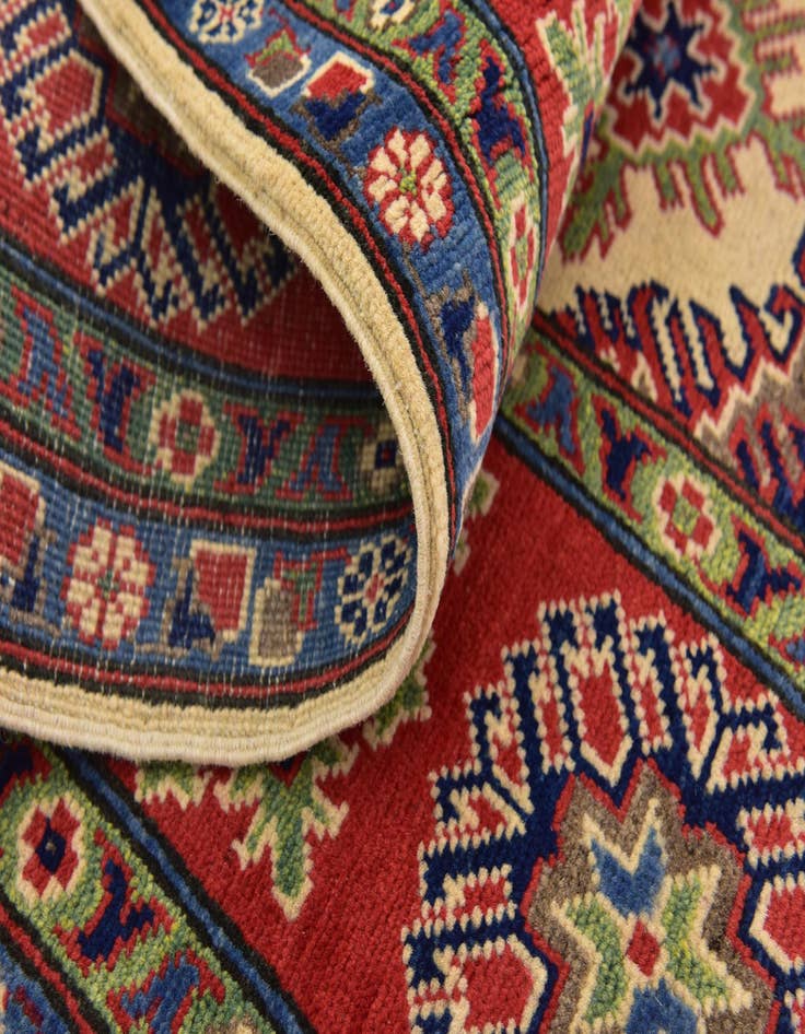 Detail image of  6' 6 x 10' 5  Hand Knotted Kazak Rug