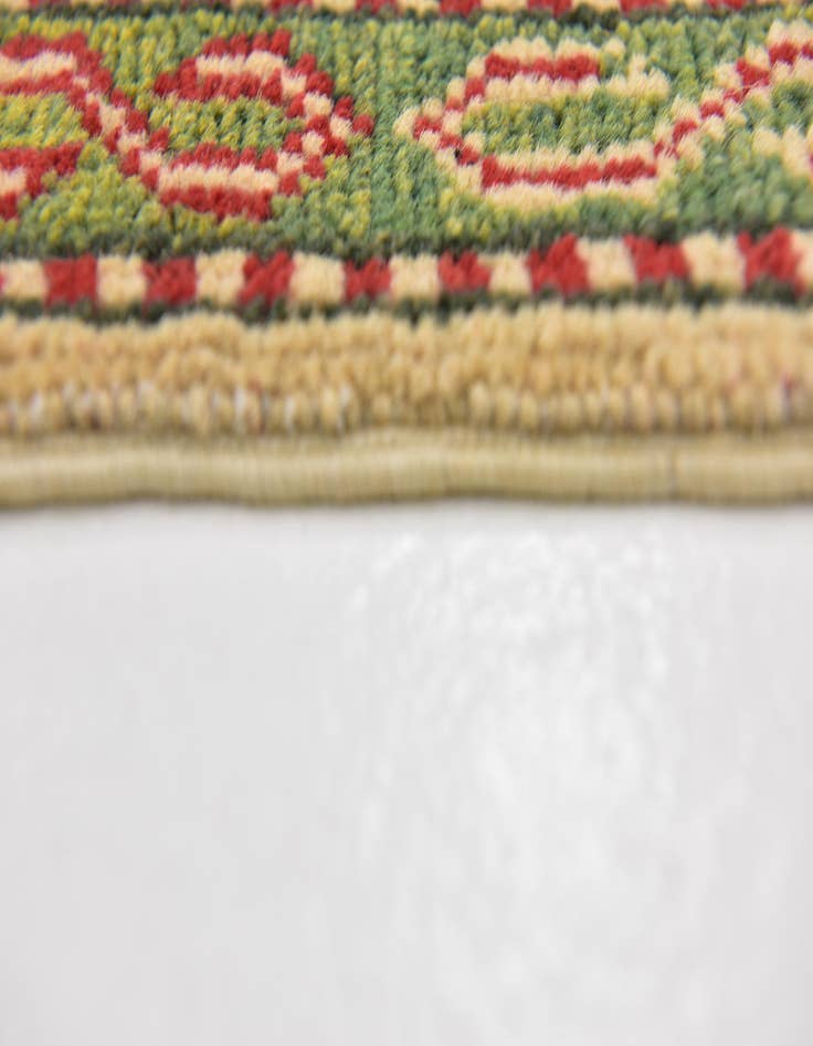 Detail image of  4' x 6' 4  Hand Knotted Kazak Rug