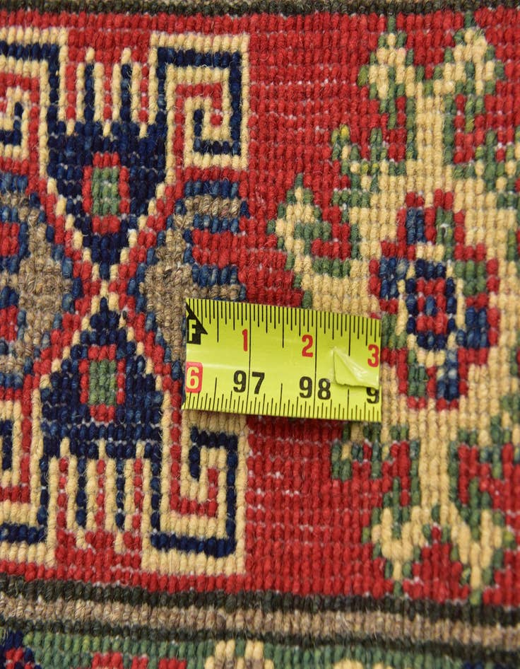 Detail image of  4' x 6'  Hand Knotted Kazak Rug