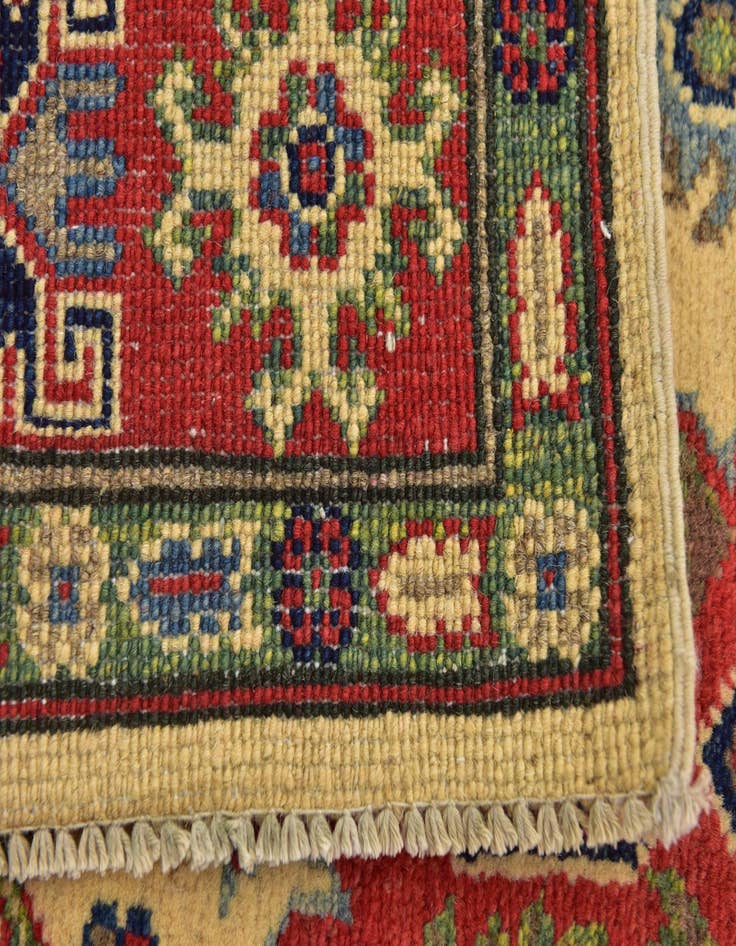 Detail image of  4' x 6'  Hand Knotted Kazak Rug