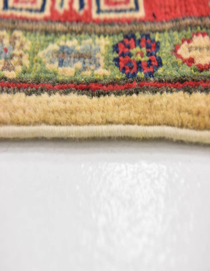 Detail image of  4' x 6'  Hand Knotted Kazak Rug