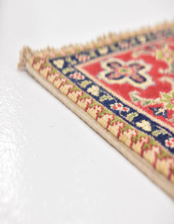 Detail image of  4' x 6'  Hand Knotted Kazak Rug