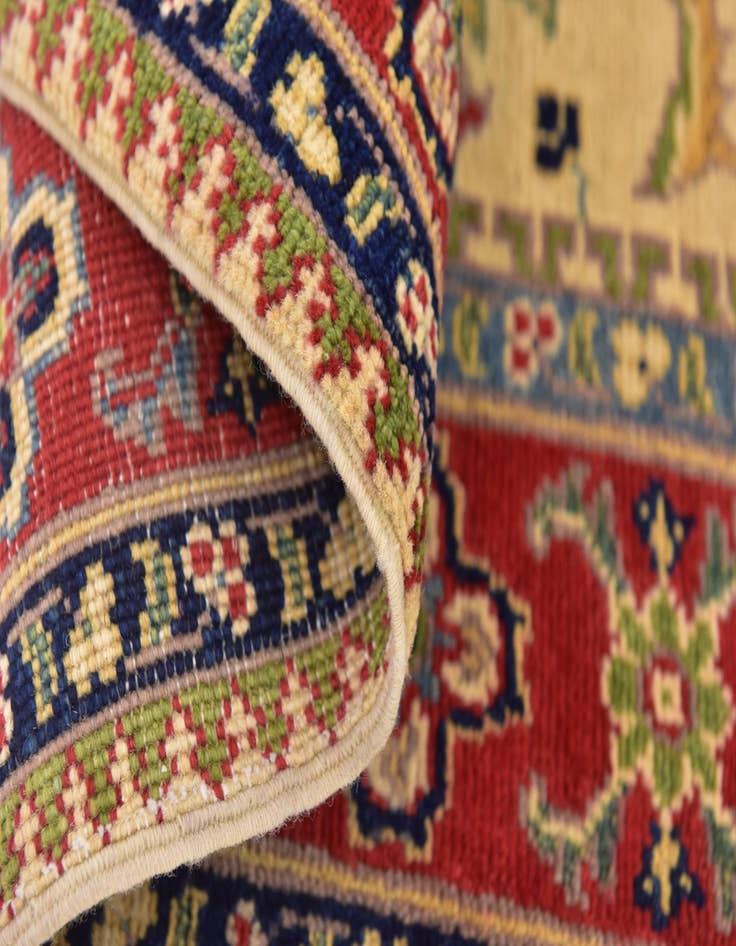 Detail image of  4' x 6'  Hand Knotted Kazak Rug