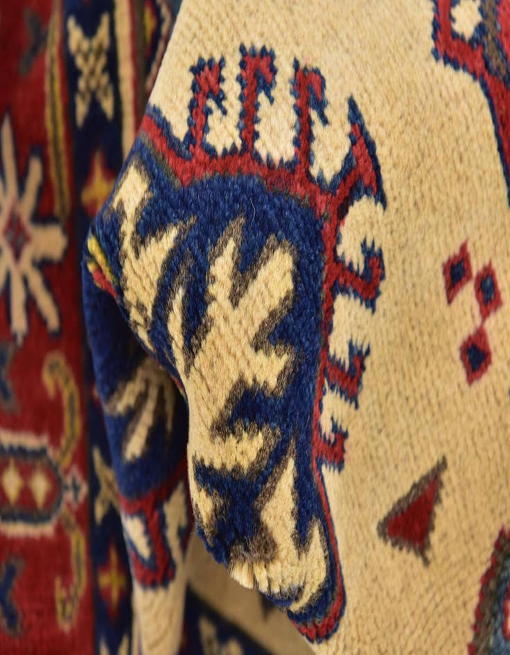 Detail image of  2' 8 x 4' 2  Hand Knotted Kazak Rug