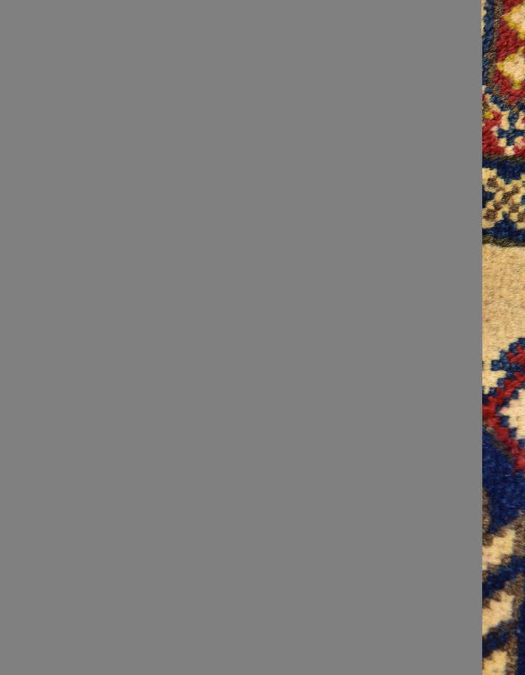 Detail image of  2' 8 x 4' 2  Hand Knotted Kazak Rug