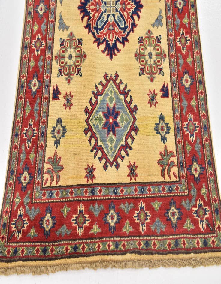 Detail image of  2' 9 x 4' 2  Hand Knotted Kazak Rug