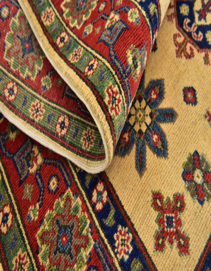 Detail image of  4' x 6'  Hand Knotted Kazak Rug