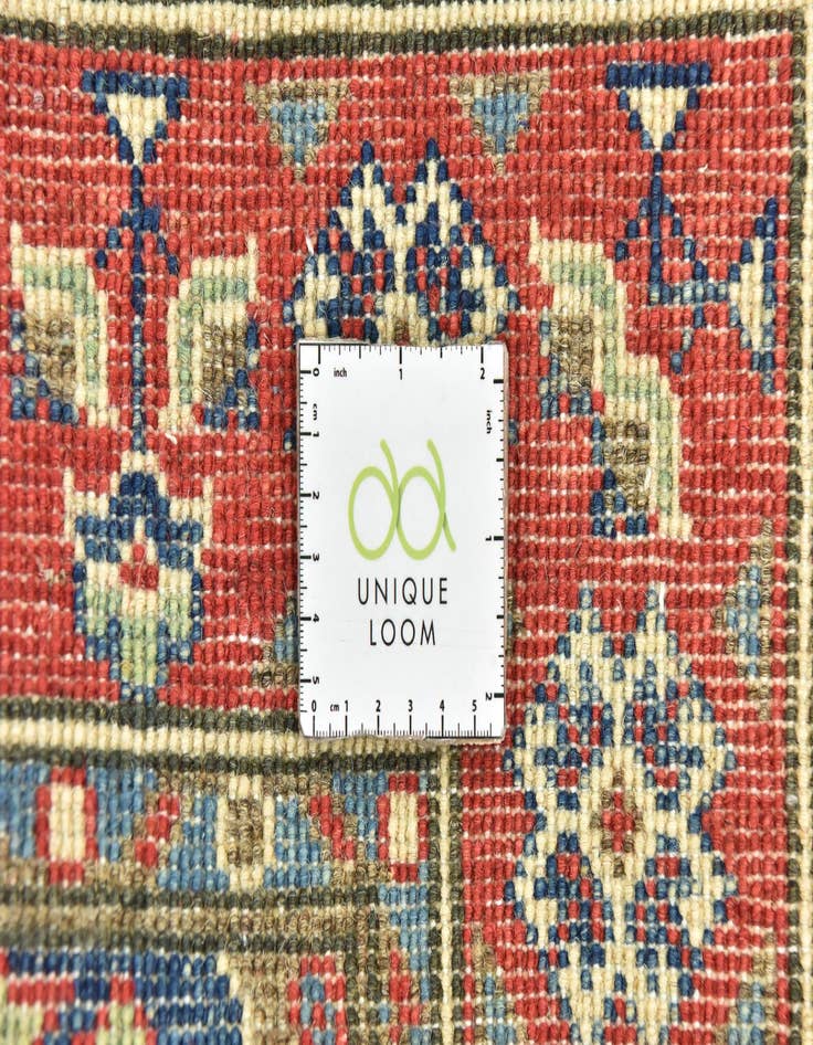 Detail image of  2' 10 x 4' 5  Hand Knotted Kazak Rug