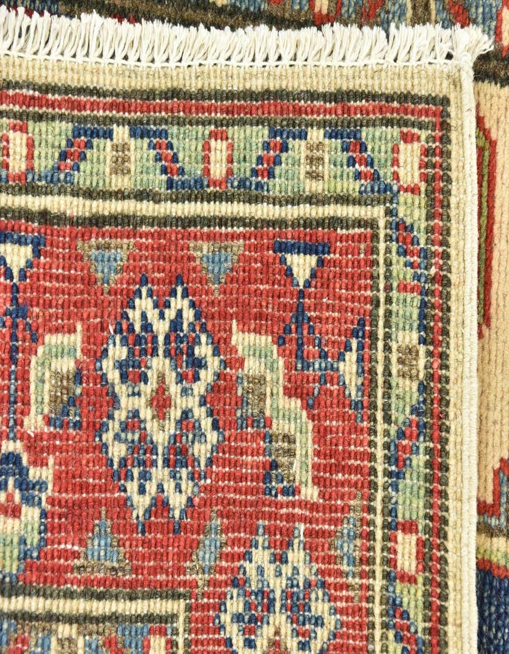 Detail image of  2' 10 x 4' 5  Hand Knotted Kazak Rug