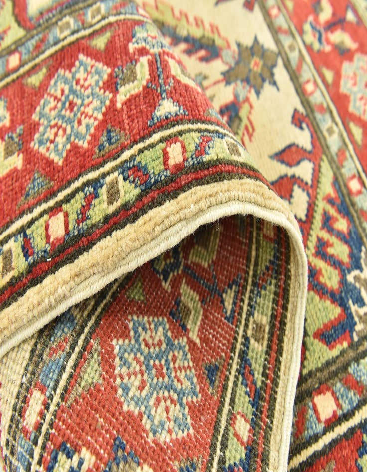 Detail image of  2' 10 x 4' 5  Hand Knotted Kazak Rug