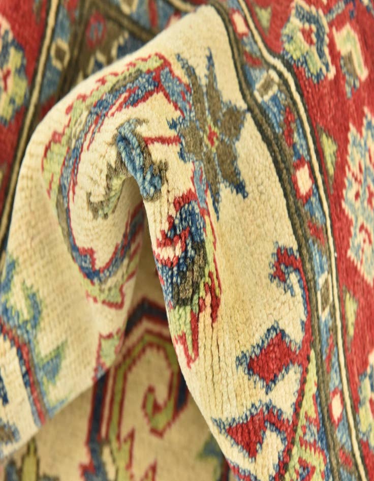 Detail image of  2' 10 x 4' 5  Hand Knotted Kazak Rug