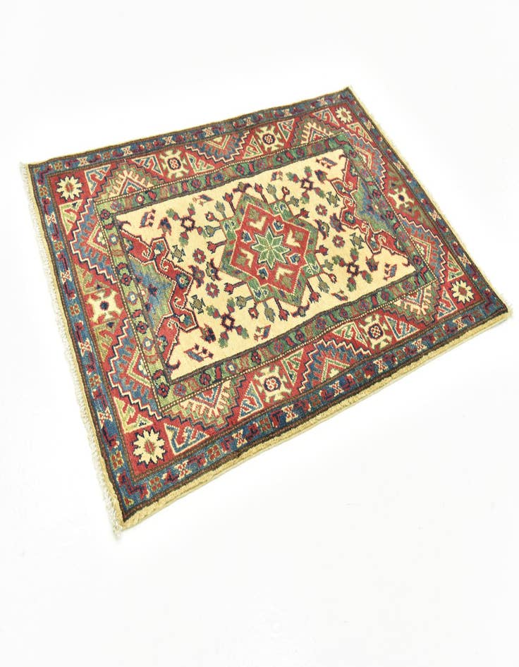 Detail image of  2' 9 x 4' 2  Hand Knotted Kazak Rug