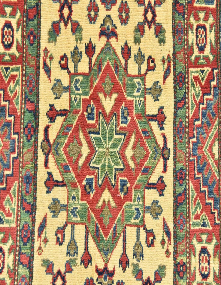 Detail image of  2' 9 x 4' 2  Hand Knotted Kazak Rug