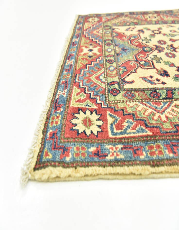 Detail image of  2' 9 x 4' 2  Hand Knotted Kazak Rug