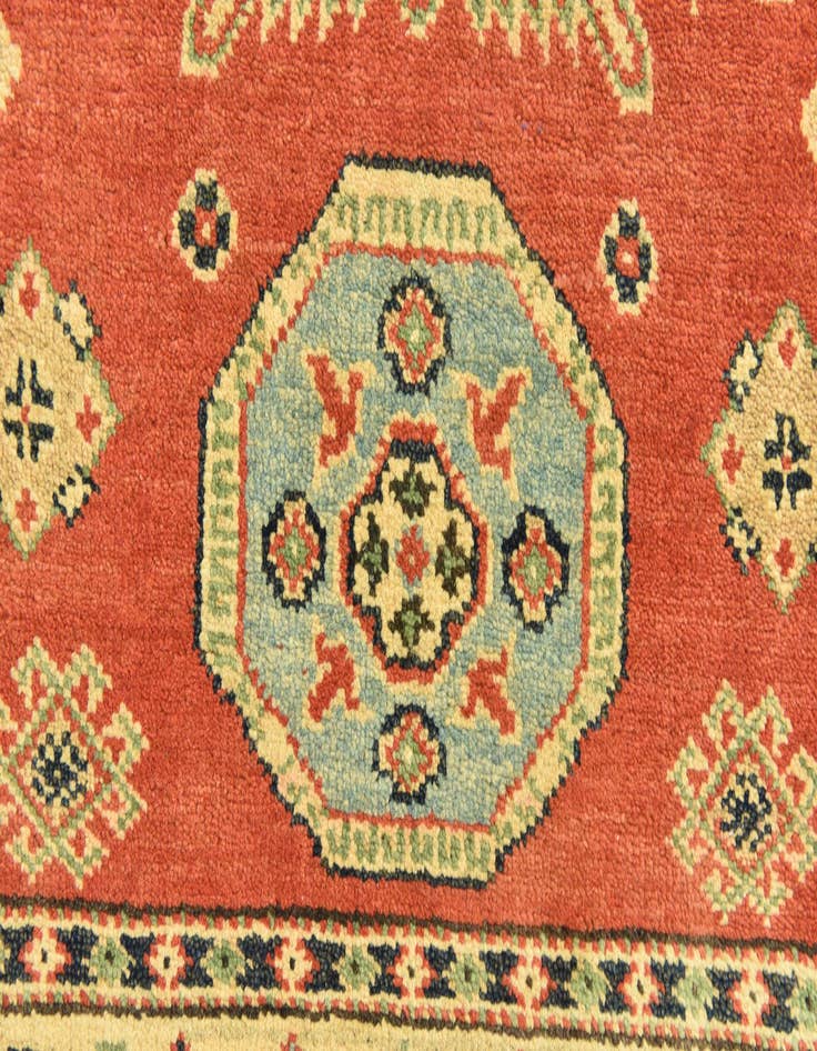 Detail image of  2' 9 x 4'  Hand Knotted Kazak Rug